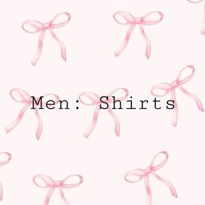Men: Shirts